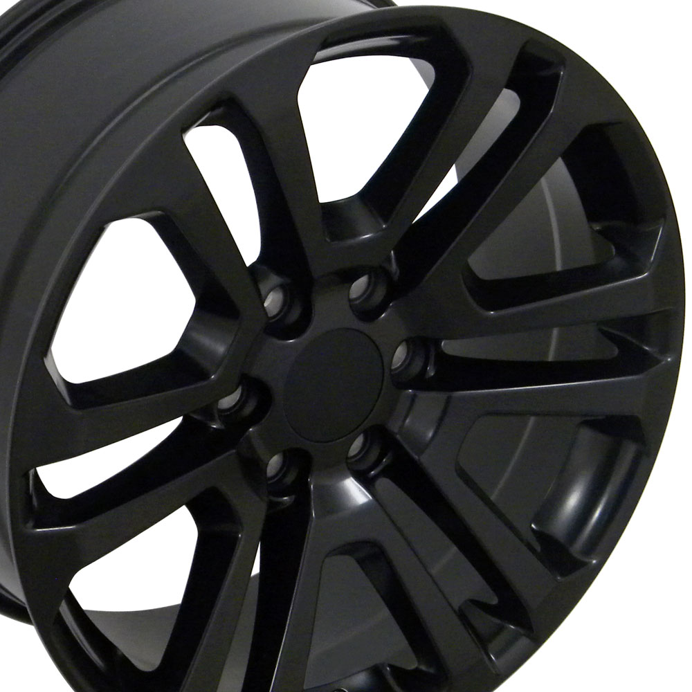 20" Replica Wheel fits GMC Sierra,  CV99 Satin Black 20x9