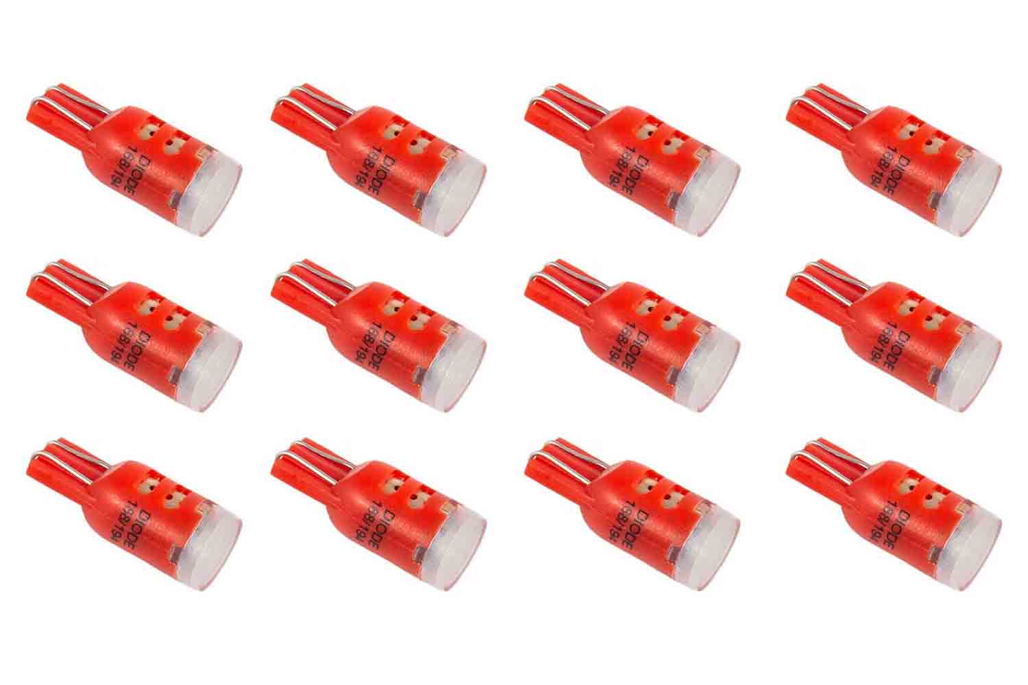 194 LED Bulb HP3 LED Red Set of 12 Diode Dynamics