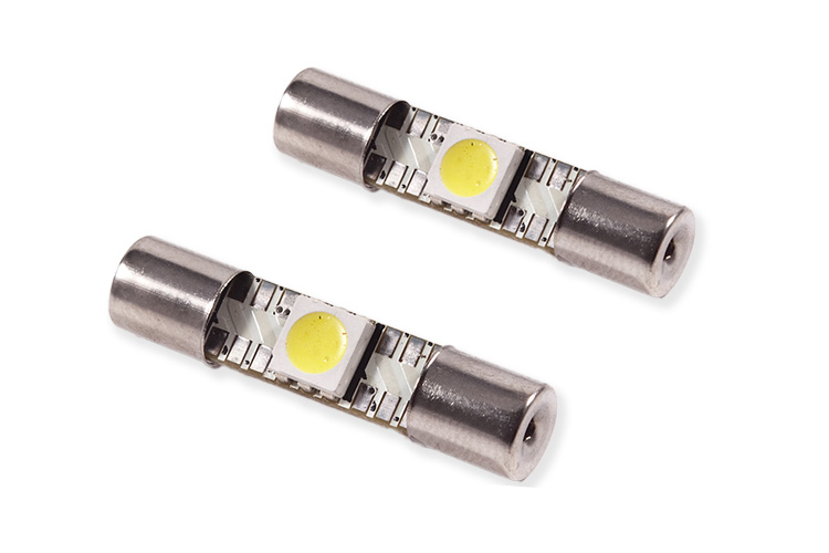 28mm SMF1 LED Bulb Warm White Pair Diode Dynamics