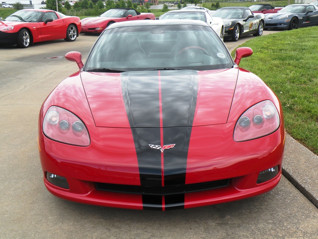 C6, Grand Sport, Z06  Hood Stripe, Racing Stripe with Narrow to Wide, Full Body