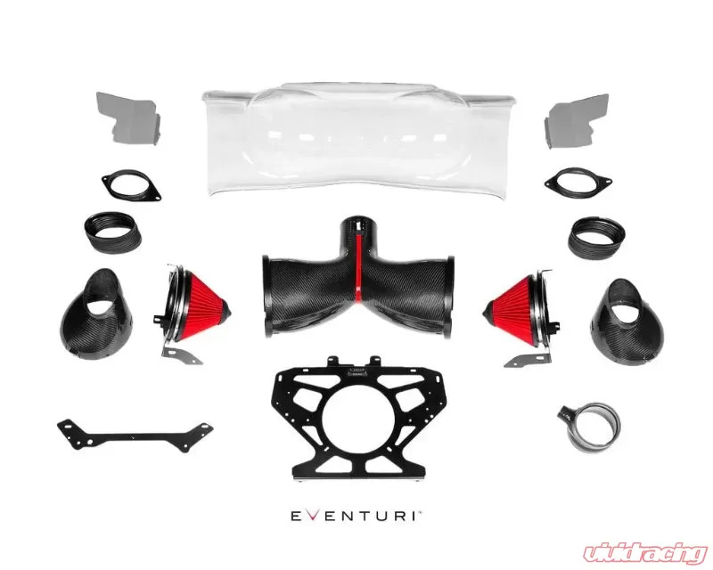 Eventuri Black Carbon Intake System Chevrolet C8 Corvette Convertible