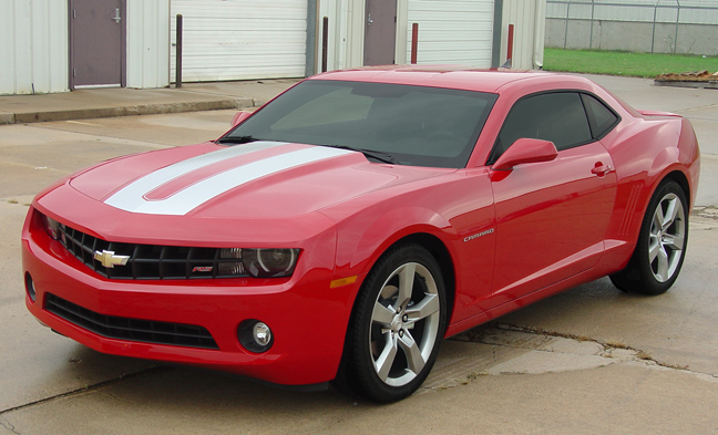 Camaro 2014 Custom Stripe "Energy" Hood and Deck Stripe Kit - V6 ONLY