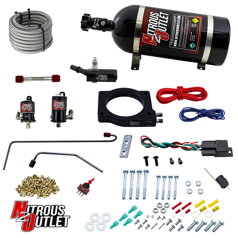 Nitrous Outlet 'GM 2020+ C8 Corvette LT2 90mm Nitrous Plate System, No Bottle Included