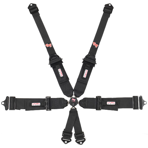 G-FORCE 6pt Harness Camlock Black SFI16.5 HNR