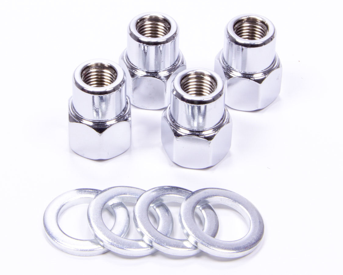 GORILLA 73077SMB 4 Lugnuts Short Mag Open 7/16