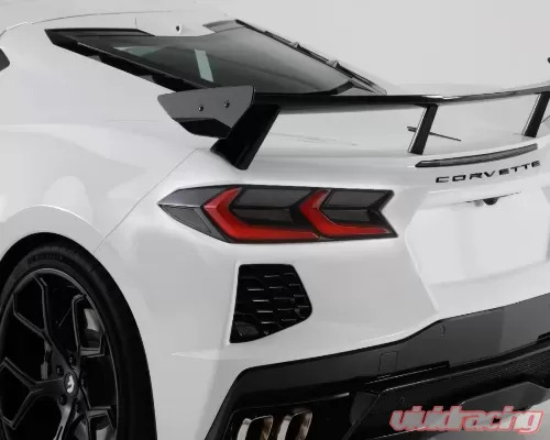 GT Styling 4 pcs Taillight Lens Cover Set Smoke Chevrolet Corvette 2020-2022