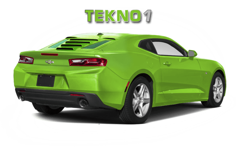 2016-19 6th Gen Camaro IROC Licensed GlassSkinz Tekno 1 Rear Window Valance / Louver