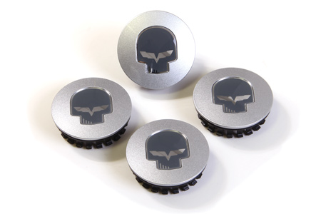 C6 Corvette 05-13 "Jake" Wheel Center Caps (Set of 4)