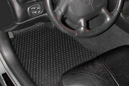 C5 Corvette Rubbertite Custom Front Floor Mat Set 97-04 All Weather