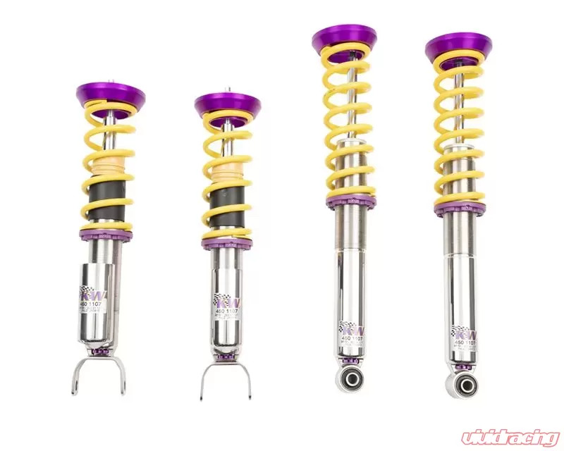 KW Suspension V3 Coilover Kit Bundle Chevrolet Corvette C8 w/ Magnetic Ride, w/o OE Noselift System 2020-2024