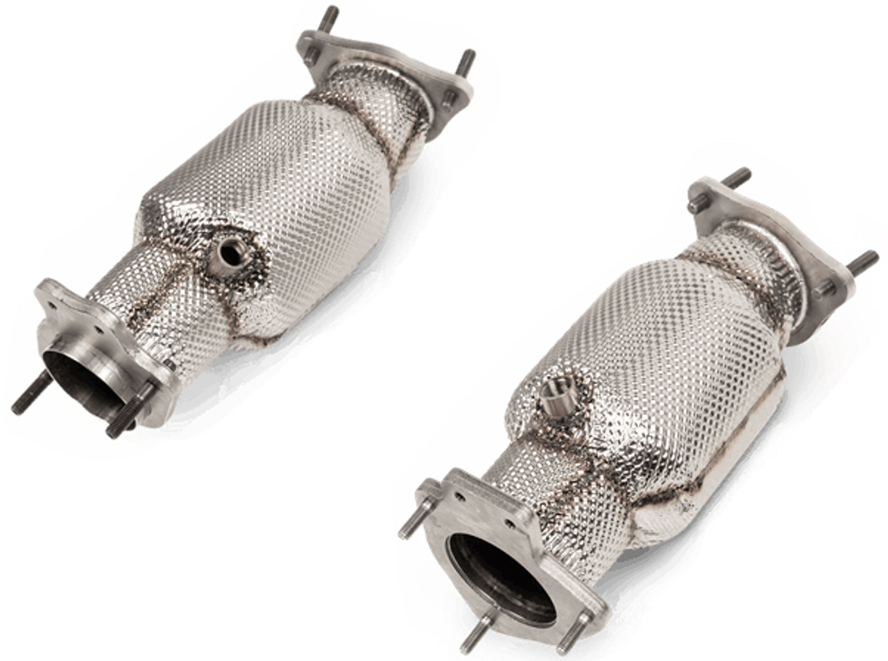 2020+ C8 Corvette 200 Cell High-Flow Cats, Akrapovic