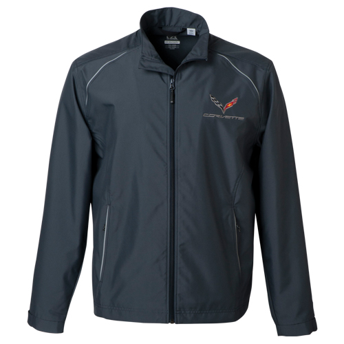 C7 Stingray Corvette Mens C7 Corvette Logo Weathertec Jacket