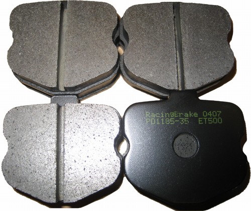 RB Brake Pad (RB ET500) - Z06/C6, Grand Sport  Rear 06-13 Street