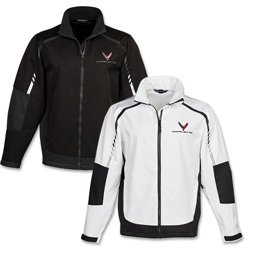 C8 Corvette, Mens Next Generation C8 Corvette EMBARK Soft She'll Jacket