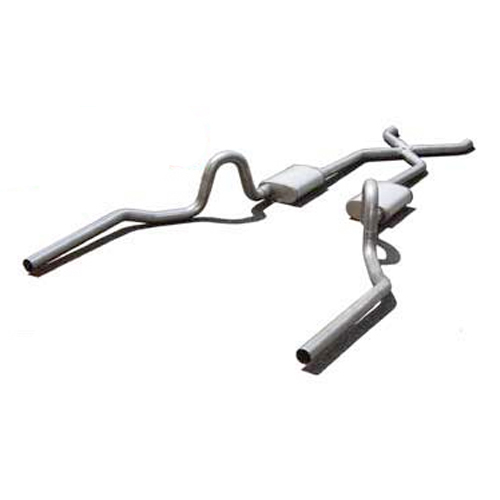 Exhaust System, Street Pro X-Pipe System, Header-Back, 2.5 in Diameter, 2.5 in T