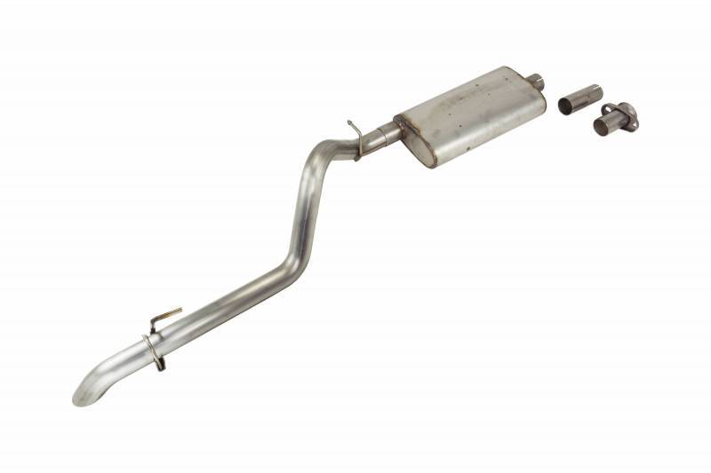 Exhaust System, Street Pro, Cat-Back, 2.5 in Diameter, Stainless, Jeep Cherokee