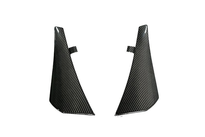 Paragon C8 Corvette Carbon Fiber Splash Guards, Front & Rear