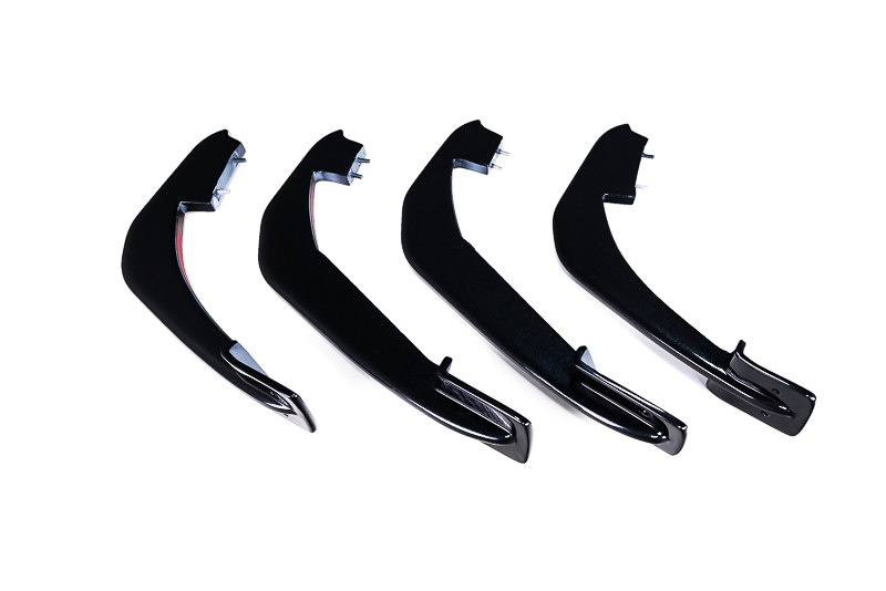 2020-23 Paragon C8 Corvette Rear Diffuser Strakes - Carbon Flash