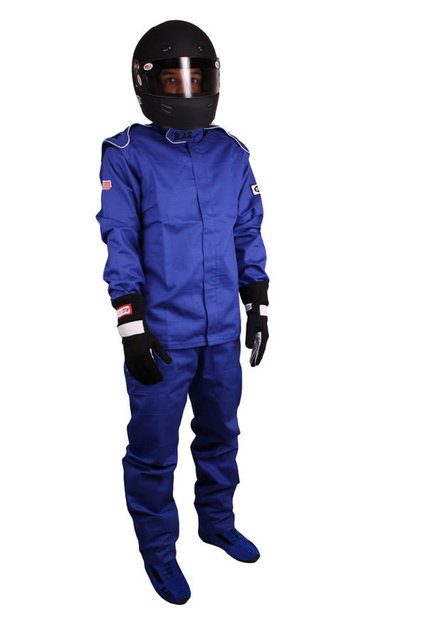 RJS, Racing Pants Blue Small SFI-1 Fire Retardant Cotton