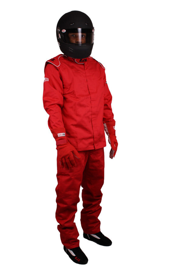 RJS, Racing Pants Red 3X-Large SFI-1 Fire Retardant Cotton