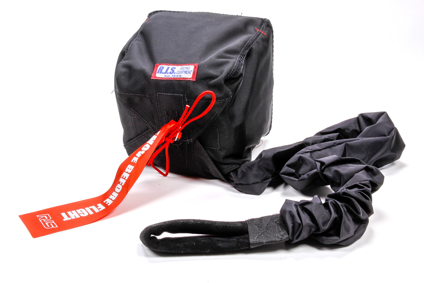 RJS, Champion Chute W/ Nylon Bag and Pilot Black