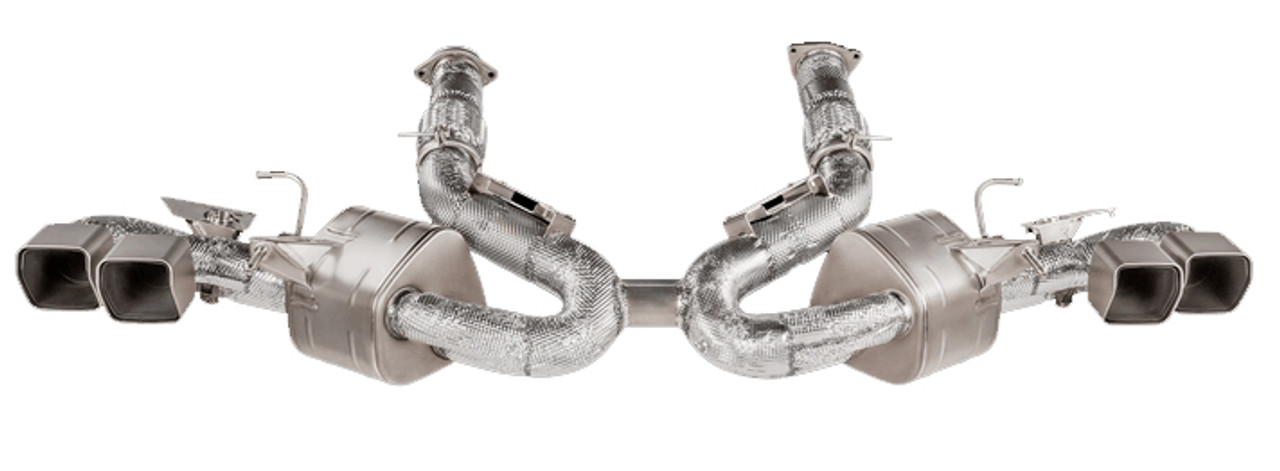 2020+ C8 Corvette Slip-On Line Titanium Cat-Back Exhaust, Akrapovic