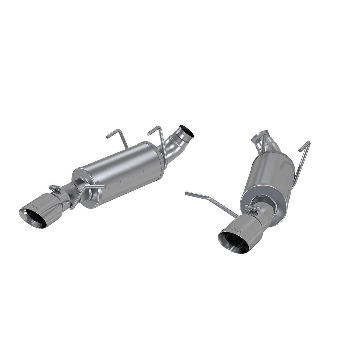 Ford 3 in Dual Muffler Axle Back Split Rear XP Series For 11-14 Mustang V6 3.6L