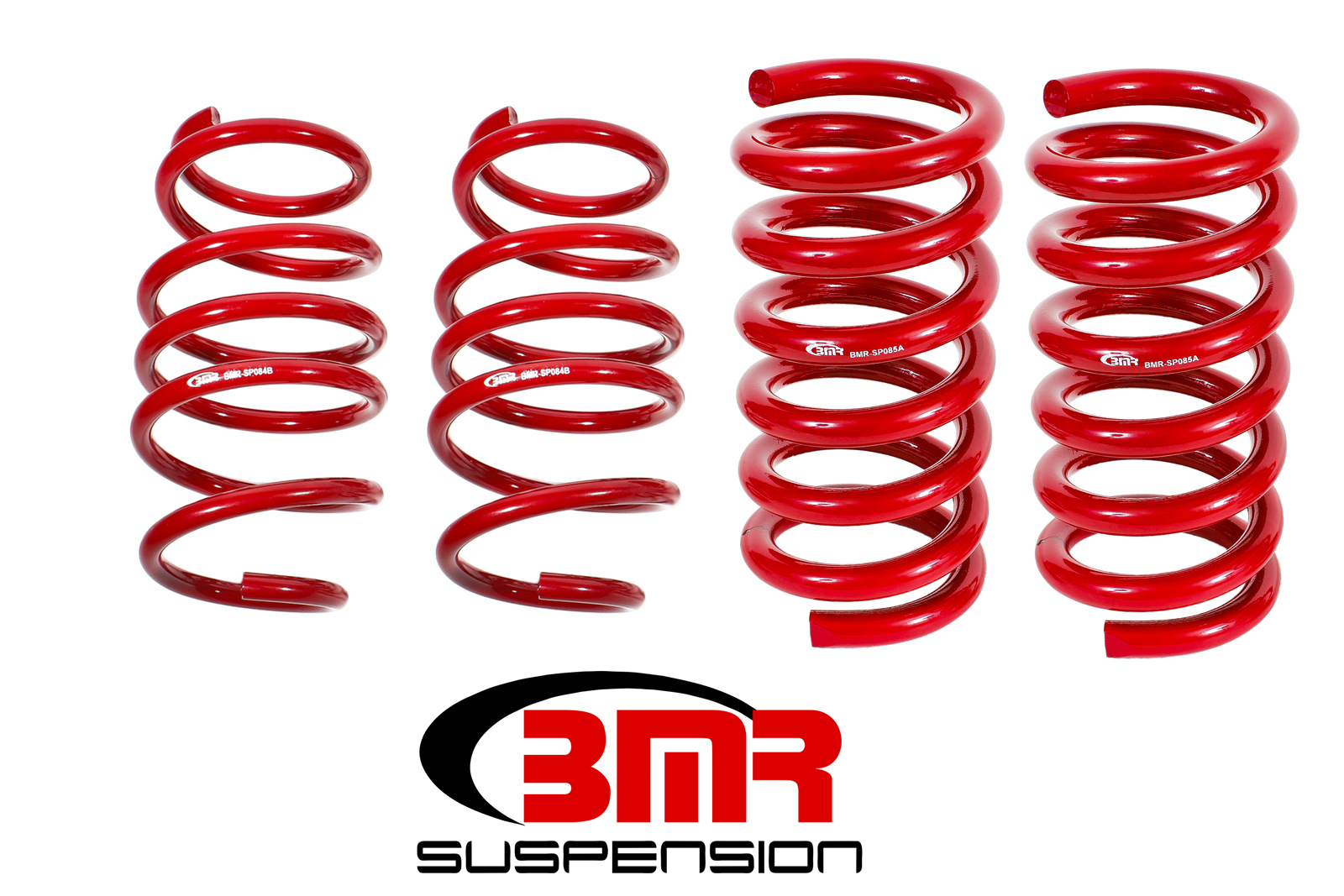 Lowering springs, set of 4, Handling version, Lowers your S550 Mustang , BMR Suspension - SP083R