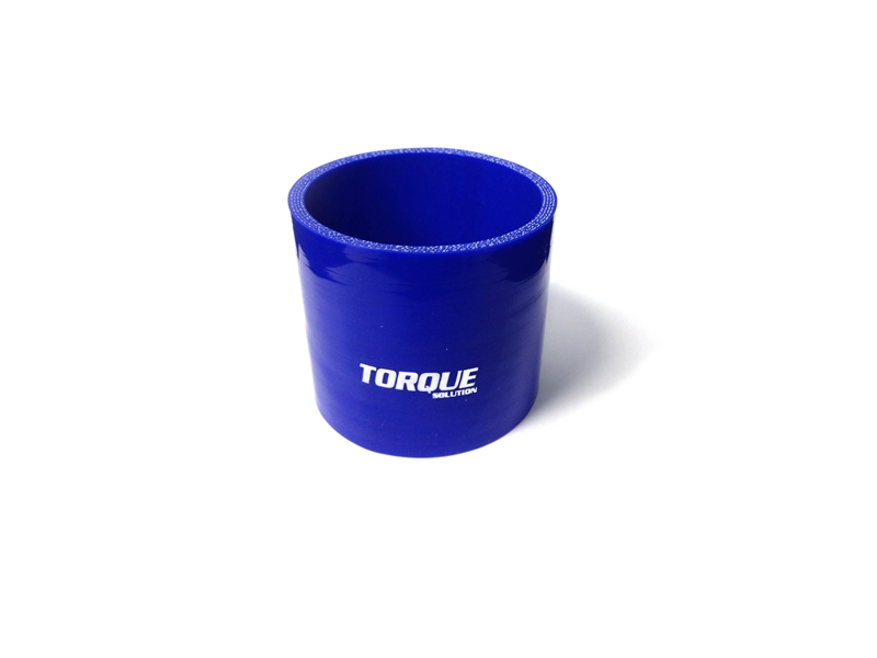 Torque Solution Straight Silicone Coupler: 3.5" Blue Universal