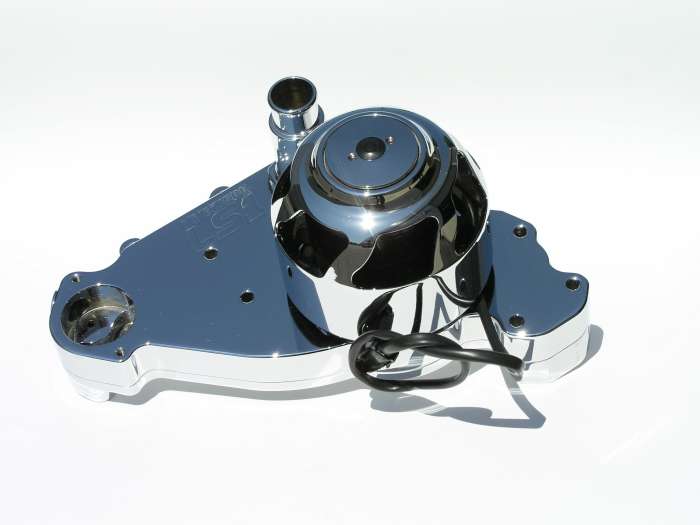 Meziere Chrome Electric Water Pump - LS1/LS2/LS3/LS6/LS7 Corvette Camaro