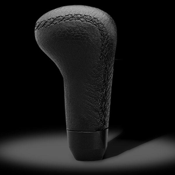 Corvette Shift Knob, MOMO Italy, ANATOMIC Black Leather Tall