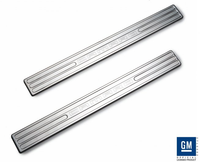 Camaro 2010-2013 Chrome Door Sills - Chrome Plated