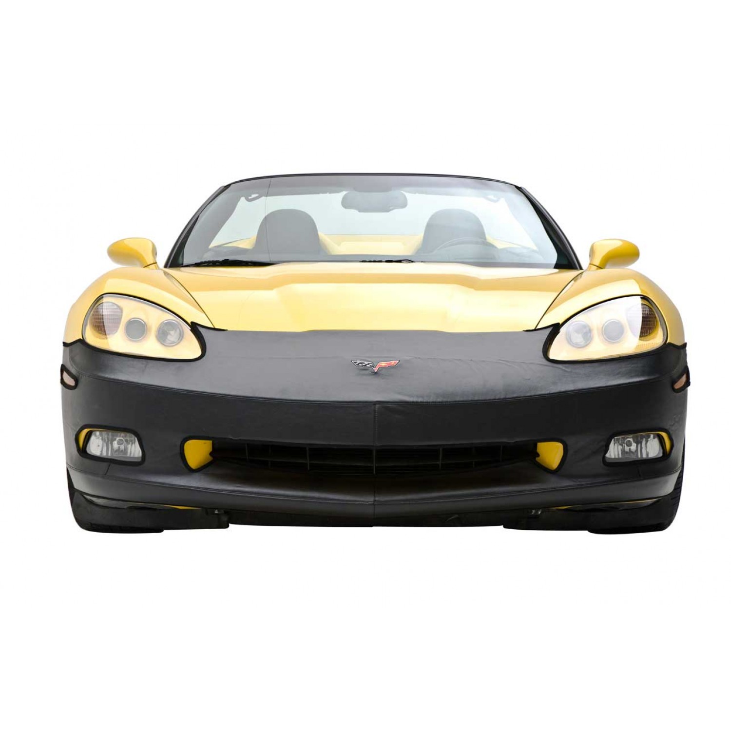 C6 Corvette CoverKing Velocitex Bra, Nose Mask, Front End Cover, Black or CF Style Vinyl