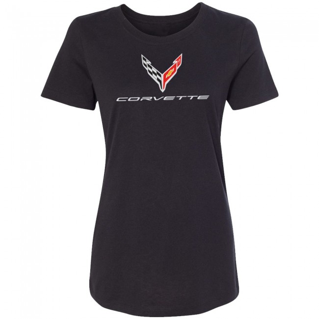 C8 Corvette, Next Generation 2020 Corvette Ladies Signature Tee Shirt