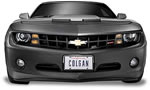 Camaro 2010+ SS CoverCraft Colgan Orignal Bra, Nose Mask, Black Crushed Embossed Vinyl