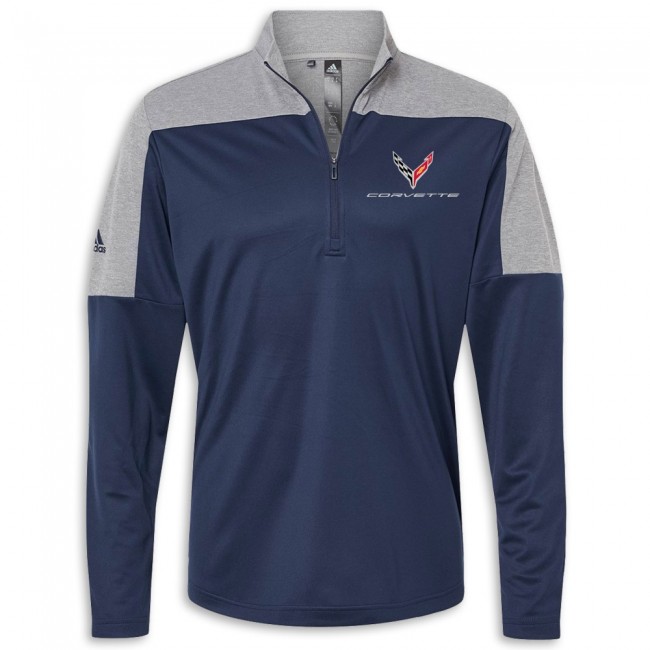 C8 Corvette, Next Generation 2020 Corvette Adidas Lightweight Quarter-Zip Pullover