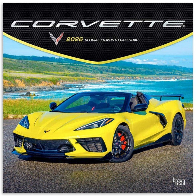 Corvette 2026 16 Month Calendar Corvette 2026 16 Month Calendar