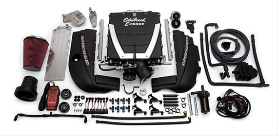 Edelbrock Supercharger, Universal, GM, Gen IV block, LS7 Rectangular Port Heads, Corvette belt offset, Without Tuner, Part#