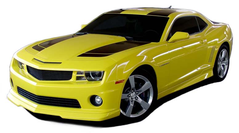 Camaro 2014-2015 Custom Hood, Rally Stripe "Bumble Bee 2" Graphics Kit