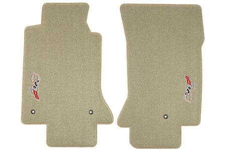 C5 Corvette 03 Lloyd Ultimat Floor Mats w/50th Emblem