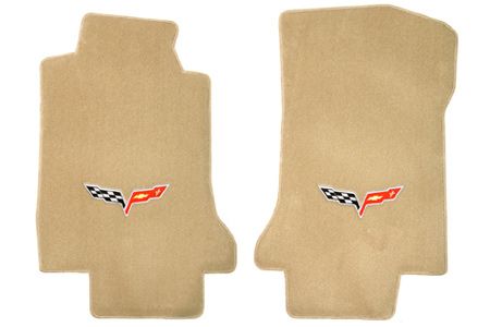 C6 Corvette 05-07E Lloyd Velourtex Floor Mats w/C6 Emblem