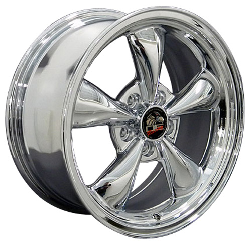 17" Replica Wheel fits Ford Mustang,  FR01 Chrome 17x8