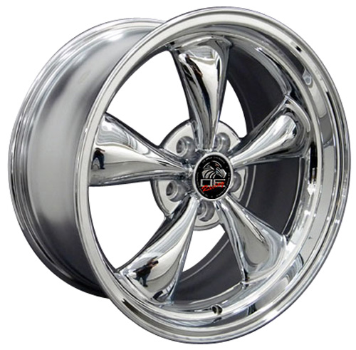 17" Replica Wheel fits Ford Mustang,  FR01 Chrome 17x9