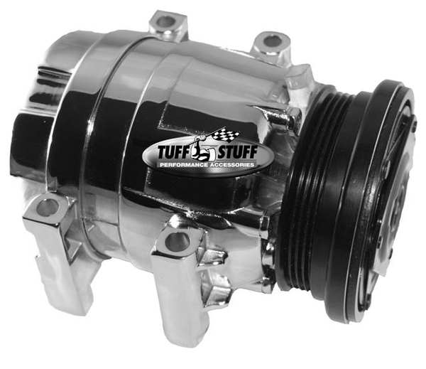 Camaro 98-02 LS1 A/C Compressor, Polished Aluminum