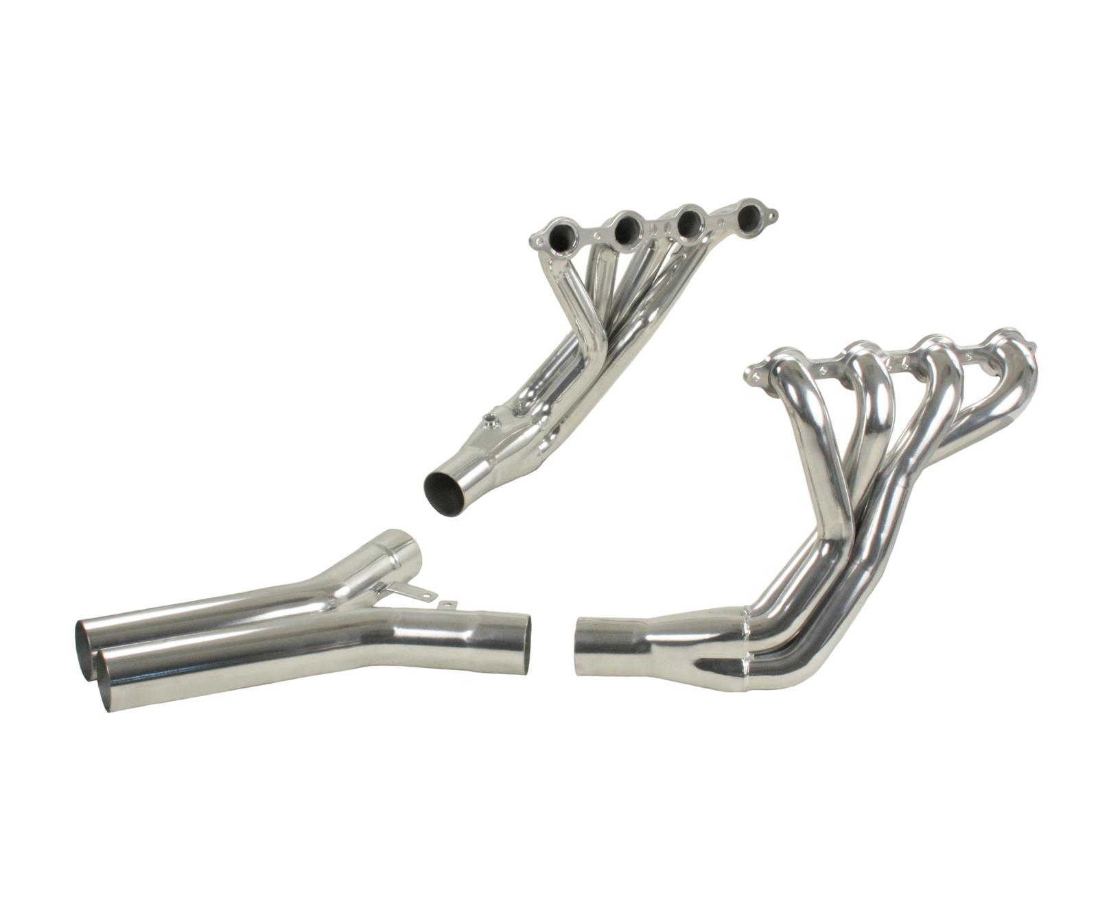 C6 Corvette, PaceSetter Headers, Long Tube, 16-Ga, Stainless, Ceramic Coated, 1 7/8 in. Pri