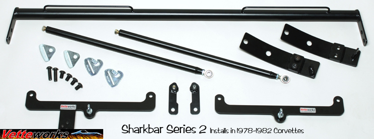 The Sharkbar Series 2 C3 Corvette Racing Harness Mounting Bar for 1981 to 1982