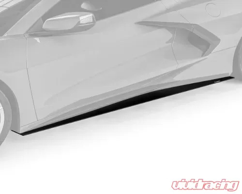 Vicrez R1 Side Skirt Splitters Chevrolet C8 Corvette Stingray 2020-2024