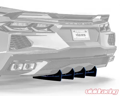 Vicrez 160LV Rear Diffuser Chevrolet Corvette C8 2020-2021