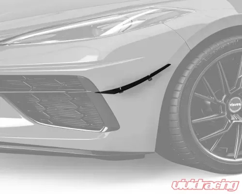 Vicrez 2VR Front Bumper Canards Chevrolet C8 Corvette Stingray 2020-2024