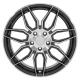 C8 Corvette Stingray and Z51 Models 19x8.5 Gunmetal Machined Rim, Reproduction, Single  